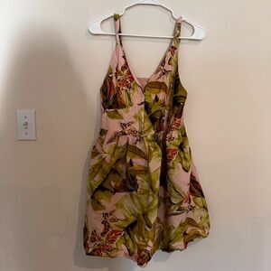 3/$30 ✨ Floral Pink and Green Sundress
